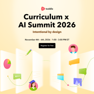Toddle curriculum x ai summit