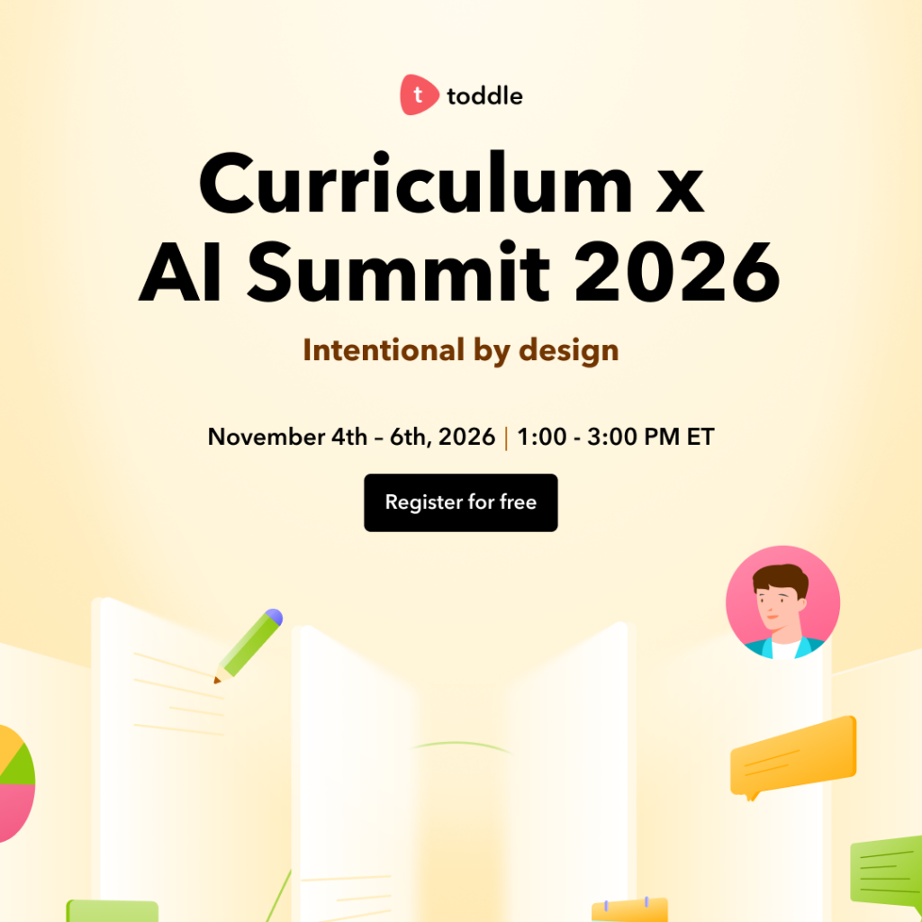 curriculum AI summit free virtual event toddle