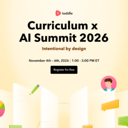 curriculum AI summit free virtual event toddle