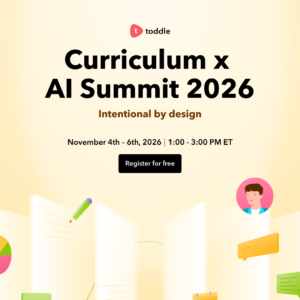 curriculum AI summit free virtual event toddle